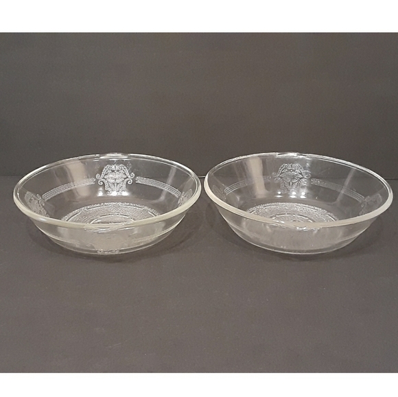 Glas Bake Clear Glass Plate 2pc D-03 - Picture 1 of 10